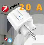 [aliexpress] Tuya Zigbee Smart Stecker | 20A | mit Stromverbrauchsmessung | Alexa + Google Home kompatibel