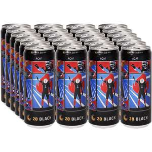 28 Black Acai Energy Drink 24x0,33L für unter 2€ der Liter - MINDESTBESTELLWERT 29€!