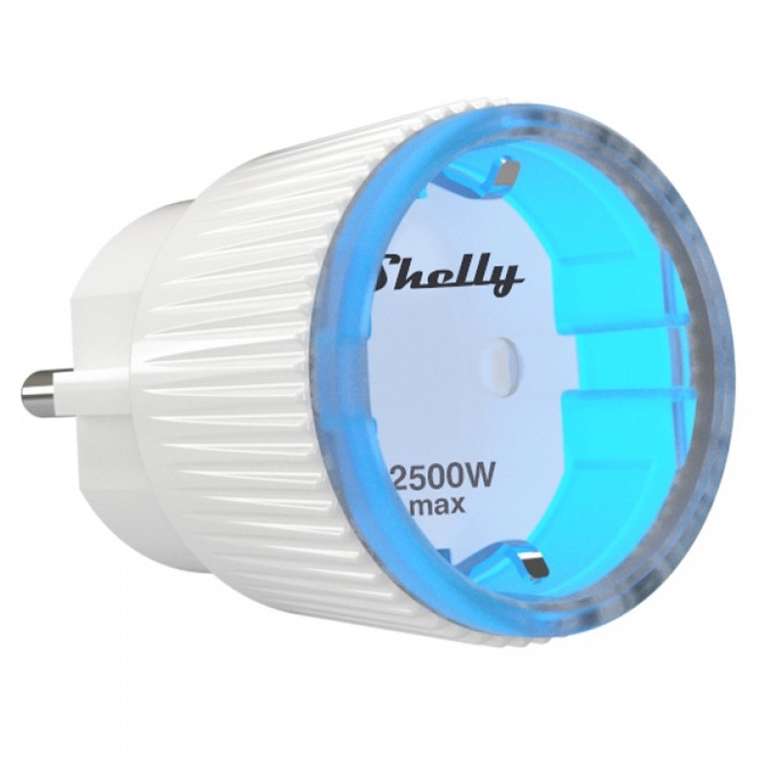 Shelly Plug S, schmale WLAN Steckdose mit Messfunktion