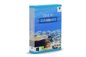 Software "DIVE Video 1" zum Bearbeiten von Unterwasservideos, Abspeichern als MP4 möglich