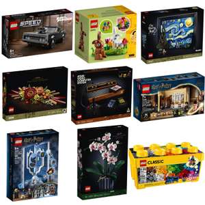 Alternate XXL-Sale: LEGO | z.B. Ideas 21333 Vincent van Gogh Sternennacht / Außerdem: 76912, 40523, 10314, 10306, 76386, 76411, 10311, 10696