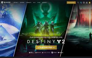 Destiny 2 - Alle Erweiterungen free-to-play bis 30.8. [Stadia, PC - Steam, EPIC]