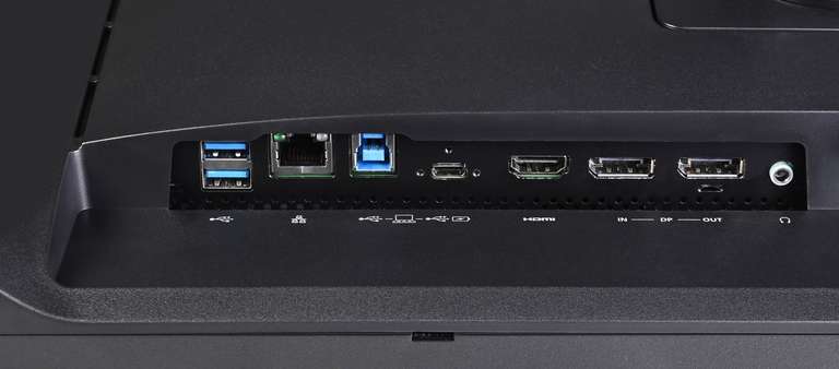 Fujitsu P2410 TS CAM Monitor (23.8", FHD, IPS, 60Hz, 250nits, 99% sRGB, HDMI, DP, USB-C DP & 95W PD, Daisy Chaining, KVM, LAN, Webcam, Mic)