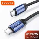 Toocki Ladekabel 240W USB-C - USB-C (0.5m)