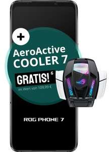 Asus ROG Phone 7 + Aero Cooler mit Vodafone 20GB 5G + Unlimited Family Card L 5G Sim Karte