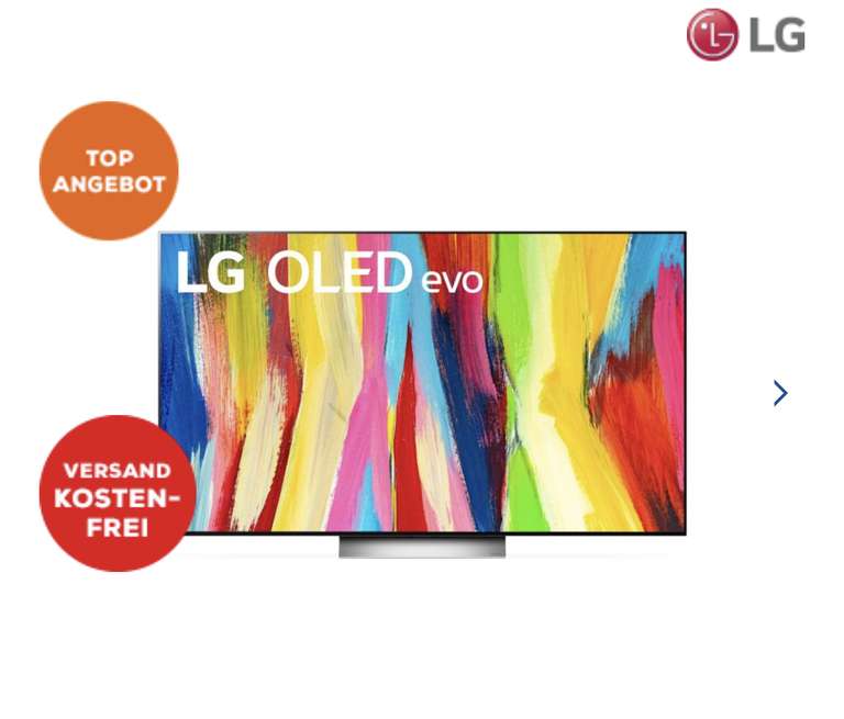 LG OLED65C28LB 65 Zoll (164 cm), 4K UHD, HDR, Smart TV, Sprachsteuerung (Alexa, Google Assistant), Aufnahmefunktion, 100/120 Hz, a9 Gen5 AI)