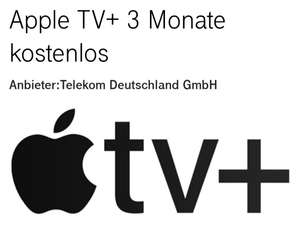 [Telekomkunden] Apple TV+ 3 Monate kostenlos