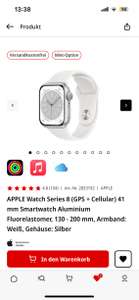 Apple Watch 8 GPS und Cellular