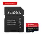SANDISK Extreme PRO UHS-I, Micro-SDXC Speicherkarte, 400 GB, 200 MB/s bei Mediamarkt und Saturn, Versandkostenfrei