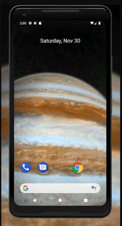 Planeten 3D Live Hintergrund kostenlos (Android Live Wallpaper / Android-TV Bildschirmschoner)(Google Play Store)