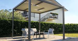 Ximax Sonnenschutz-Pavillon Verona mit Aluminium Konstruktion 400 x 300 x 250cm