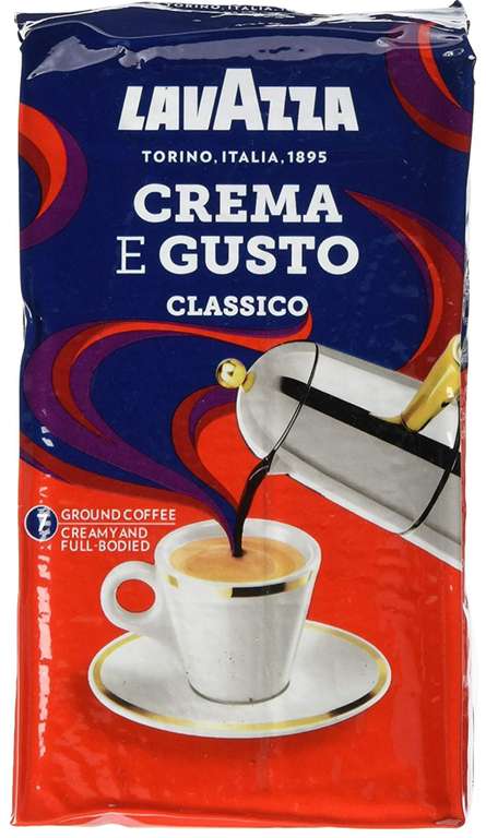 10×Lavazza Gemahlener Kaffee - Crema E Gusto -2500g Sammeldeal