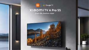 Xiaomi TV A Pro 55 Fernseher (55", UHD, 60Hz, 3x HDMI 2.0, eARC, Google TV)