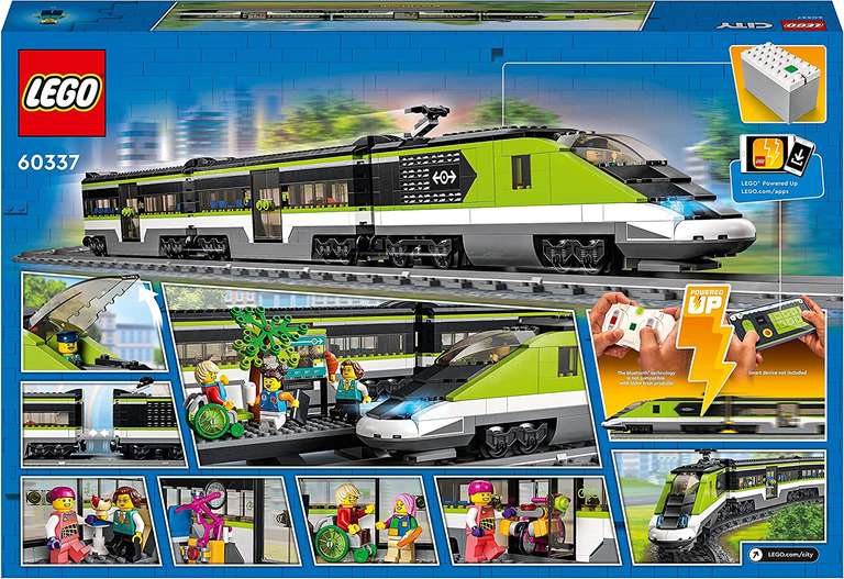 Lego City Bundle 60337 Personenschnellzug & 60205 Schienen