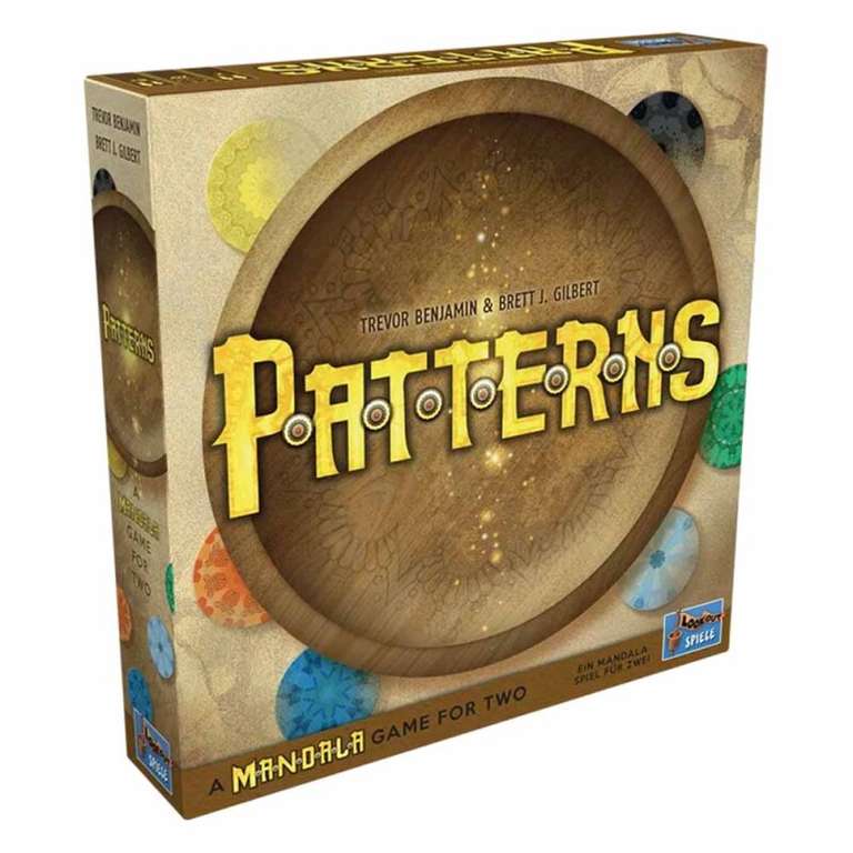 Patterns: Ein Mandala Spiel | Brettspiel (Area Control ) für 2 Personen ab 10 Jahren | ca. 20 Min. | BGG: 7.8 / Komplexität: 1.83
