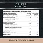 (prime) Amfit Nutrition Proteinriegel Cookie-Sahne Geschmack - 12er Pack (12 x 60g) 17,94€/KG