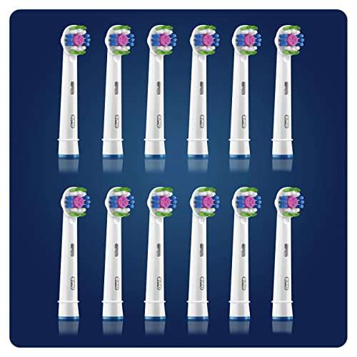 Oral-B 3DWhite Aufsteckbürsten für elektrische Zahnbürste, 12 Stück, briefkastenfähige Verpackung (PRIME) 2,15 € / Stück - Spar-Abo möglich