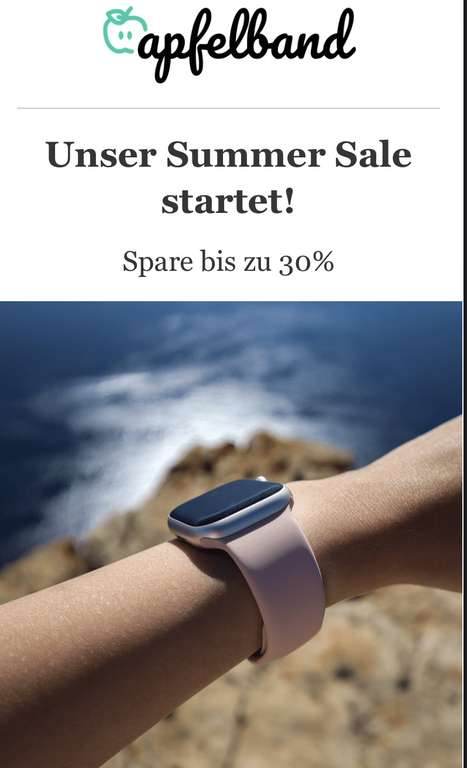 Apfelband Sommer Sale Apple Watch Zubehör