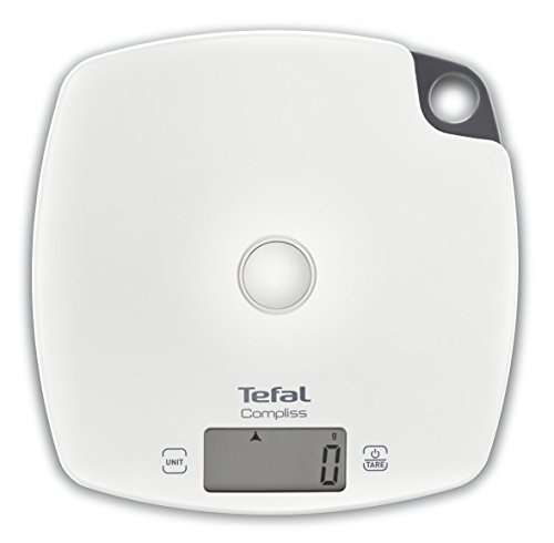 Tefal Küchenwaage Compliss | Tara-Funktion | Plattform aus Kunststoff mit Aufhängesystem | Kapazität bis 5 kg