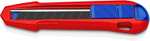 KNIPEX CutiX Universalmesser, mit Stabilisierungsschiene, Klingenverriegelung, 18 mm Abbrechklinge, Cuttermesser (Prime)