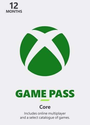 12 Monate Xbox Game Pass Core für 40,99 EUR Marketplace