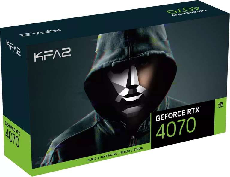 KFA2 GeForce RTX 4070 EX GAMER 1-Click OC 12GB GDDR6X