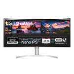 LG UltraWide Curved QHD+ Monitor 38WN95C-W - 38 Zoll, AH-IPS-Panel, AMD FreeSync, HDR10