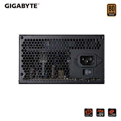 Gigabyte GP-650B Power Supply Power Supply Unit 650 W 20+4 pin ATX ATX Black