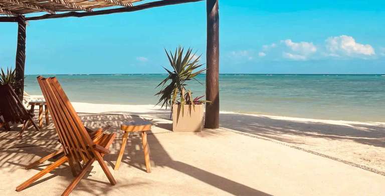 Mexiko: z.B. 7 Nächte | 4*Tulum Riviera Beach Resort | All Inclusive | Dschungel Cabana ab 1044€ für 2 Pers. + 1 Kind bis 11 | Hotel only