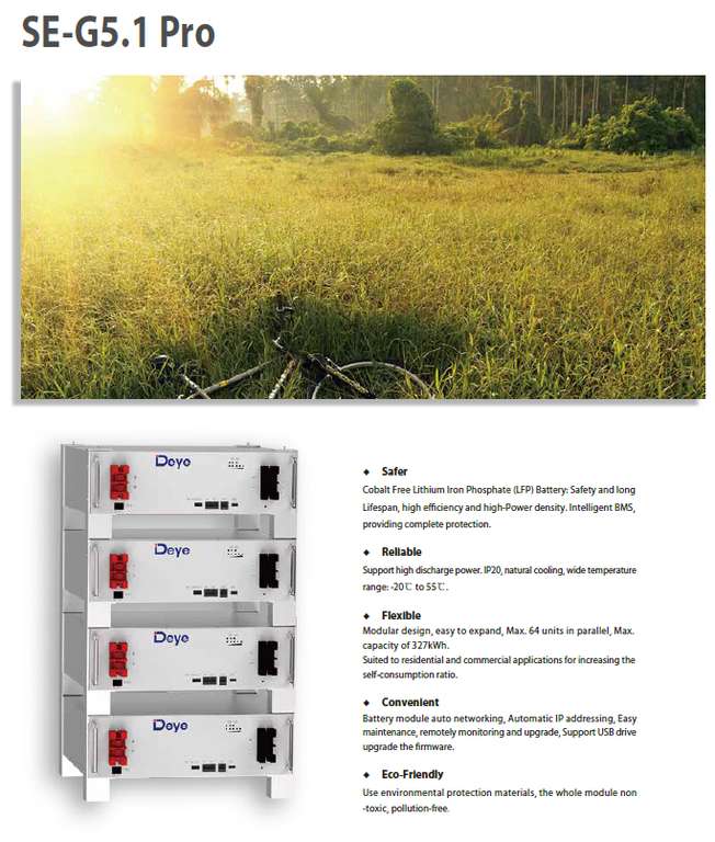 SOLARWAY Solaranlage Komplettset 15 kW | Deye 12 kW | Bifazial inkl. Montagesystem, App & WiFi (inkl. Schrägdach-Halterung)