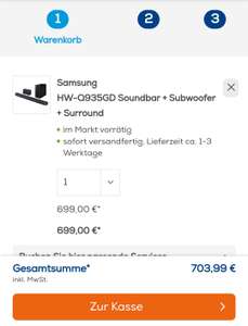 Samsung HW-Q935GD Soundbar (Cashback 578,99€)