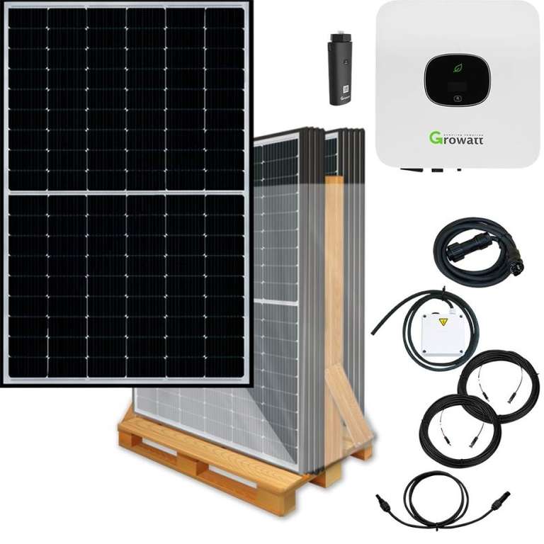 3300 Watt Plug & Play Solaranlage mit Growatt Wechselrichter