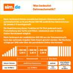 sim.de [1&1/O2] 25 GB 5G LTE + Allnet + SMS-Flat + VoLTE & WLAN Call für 9,99€ / mtl kündbar / nur 7,38€ Anschlussgebühr