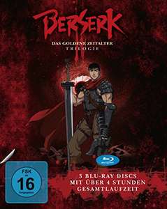 Berserk - Das goldene Zeitalter [3x Blu-ray] Anime-Trilogie (Amazon Prime)