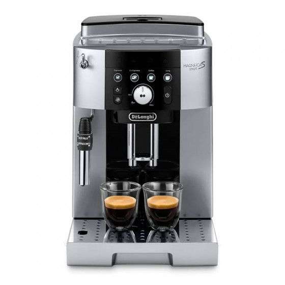 De'Longhi ECAM 250.23.SB Kaffeevollautomat, integriertes Mahlwerk, 1,8 Liter Wassertank, Dampfdüse