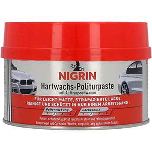 NIGRIN 72943 Hartwachs-Politurpaste 250 ml - für 5€ (Amazon Prime)