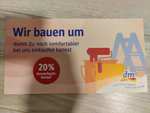 [Lokal Wiesbaden] 20% Rabatt bei DM (Neugasse) ab 16.01. wegen Umbau