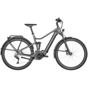 Bergamont E-Horizon FS Edition satin flaky grey - vollgefedertes E-Trekking Bike - Bosch Performance Line CX - 625 Wh Akku - M/L/XL