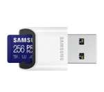 Samsung PRO Plus 256 GB microSD Speicherkarte inkl. USB-Adapter