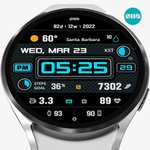 (Google Play Store) 2 Watchfaces von "SMZ" (WearOS Watchface, digital)