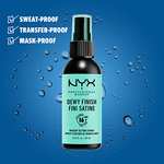 [Prime Days] NYX Professional Makeup Setting Spray Dewy Finish (60 ml) | Langanhaltende, vegane Formel, Fixierend, Leicht