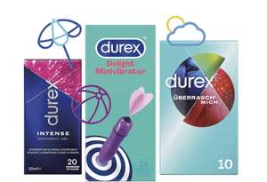 durex: Travel PlayBox (Orgasmic Gel, Minivibrator, Kondome) + gratis Geschenk | kostenlose Lieferung