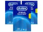 60 Durex Extra Safe Kondome für 18.95€, 60 Classic Natural für 21.95€ + 5.95€ Versand