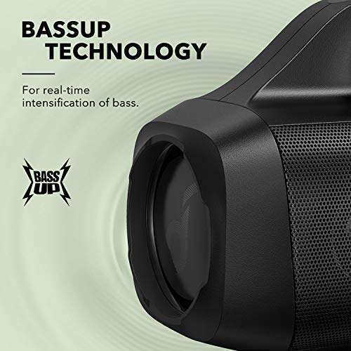 Nur heute 58,64€ Anker Soundcore Motion Boom Bluetooth Lautsprecher Tragbar BassUp IPX7 24h Akku
