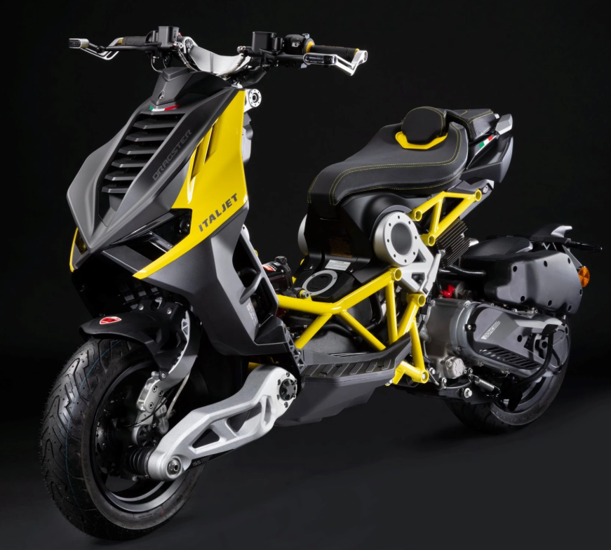 Italjet Dragster 200 Roller / inkl. Akrapovic / DOHC-Motor / 18PS / Voll-LED / Hydraulik-Stoßdämpfer / verstellbares Fahrwerk/ Neufahrzeug