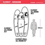 Cressi Element 9'2'' SUP stand up paddle komplettset in Pink