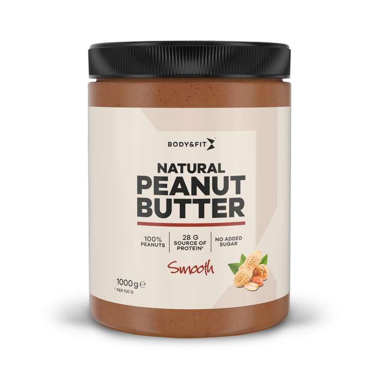 [Selbst-KwK] 10kg Body & Fit Peanut Butter Smooth (10x 1kg Erdnussbutter, 4.50€/kg)