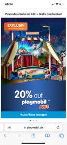 20% auf Playmobil Plus ausgewählte Artikel zB Wikingerschiff