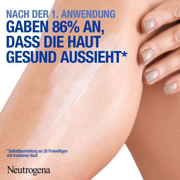 [PRIME/Sparabo] Neutrogena Deep Moisture Sofort einziehende Bodylotion, 400ml, Norwegische Formel, Körpercreme, Trockene Haut