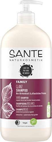 SANTE Naturkosmetik Glanz Shampoo Bio-Birkenblatt & pflanzliches Protein, 950ml Pumpspender, Natürliche Haarpflege, Vegan [Prime Spar-Abo]